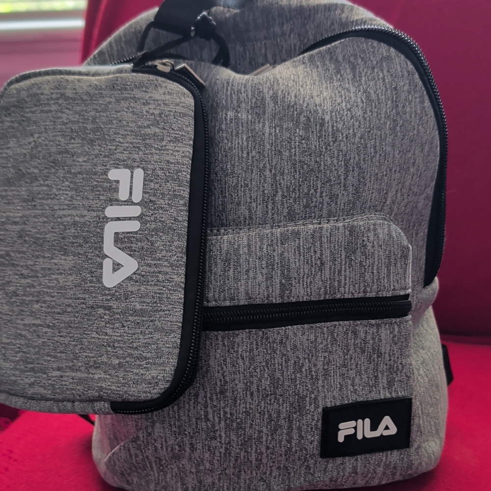 FILA Grey Heather Men's Compact Backpack